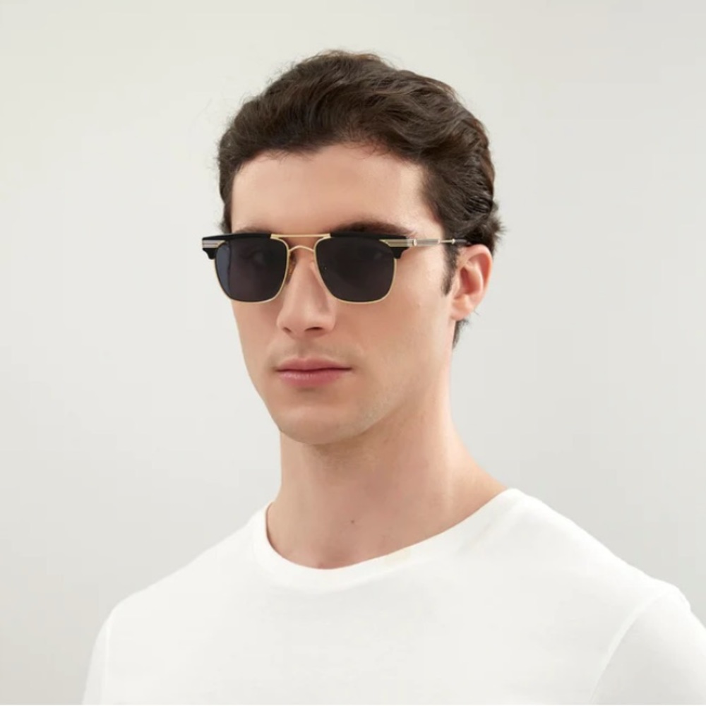 Gucci Men’s GG0287S 52MM Sunglasses 💯% Authentic - Picture 8 of 16